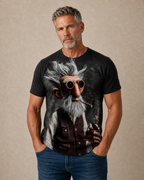 Ombre Wine Old Man  Legendary Graphic Tee