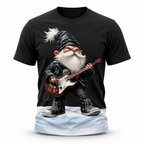 Funny Old Man Classic Casual Graphic Print Tee Shirt