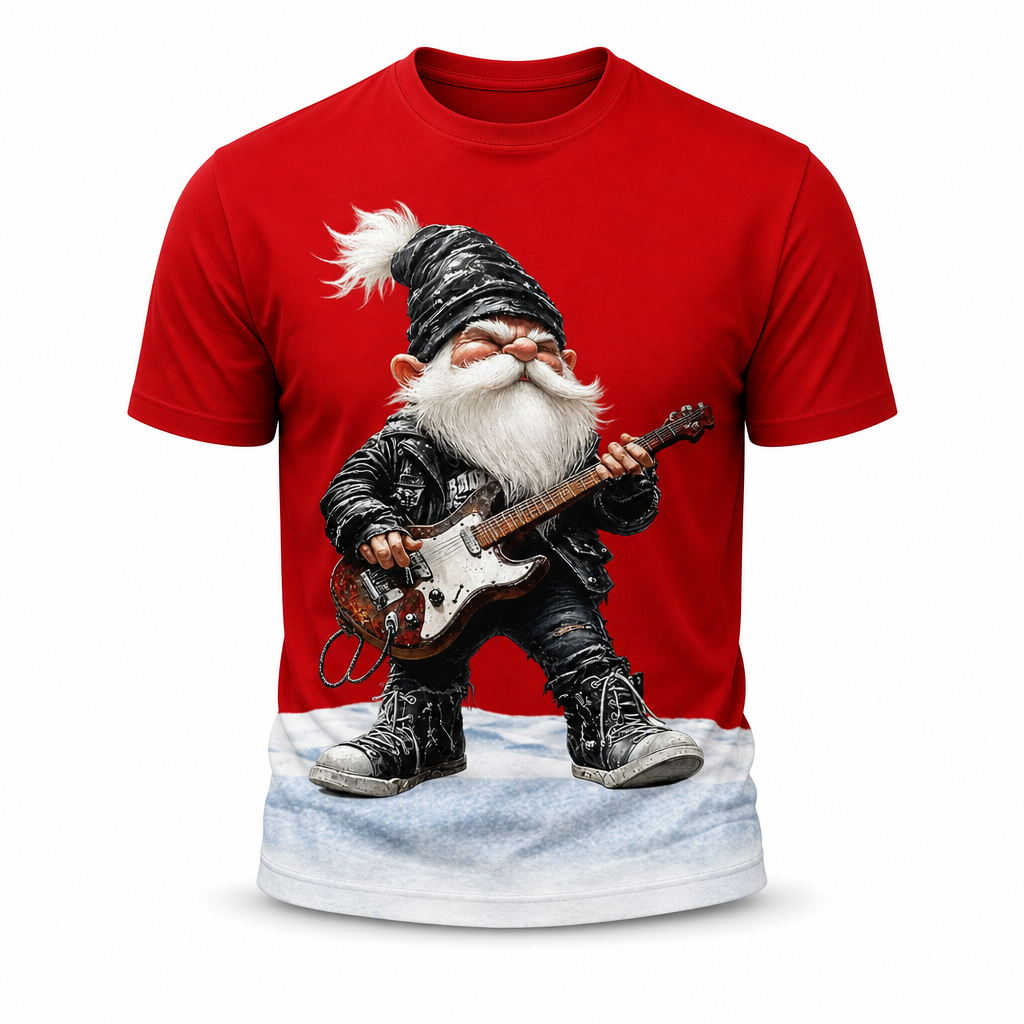 Funny Old Man Classic Casual Graphic Print Tee Shirt