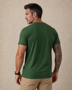 Promoted To Grandpa Announcement Graphic Tee