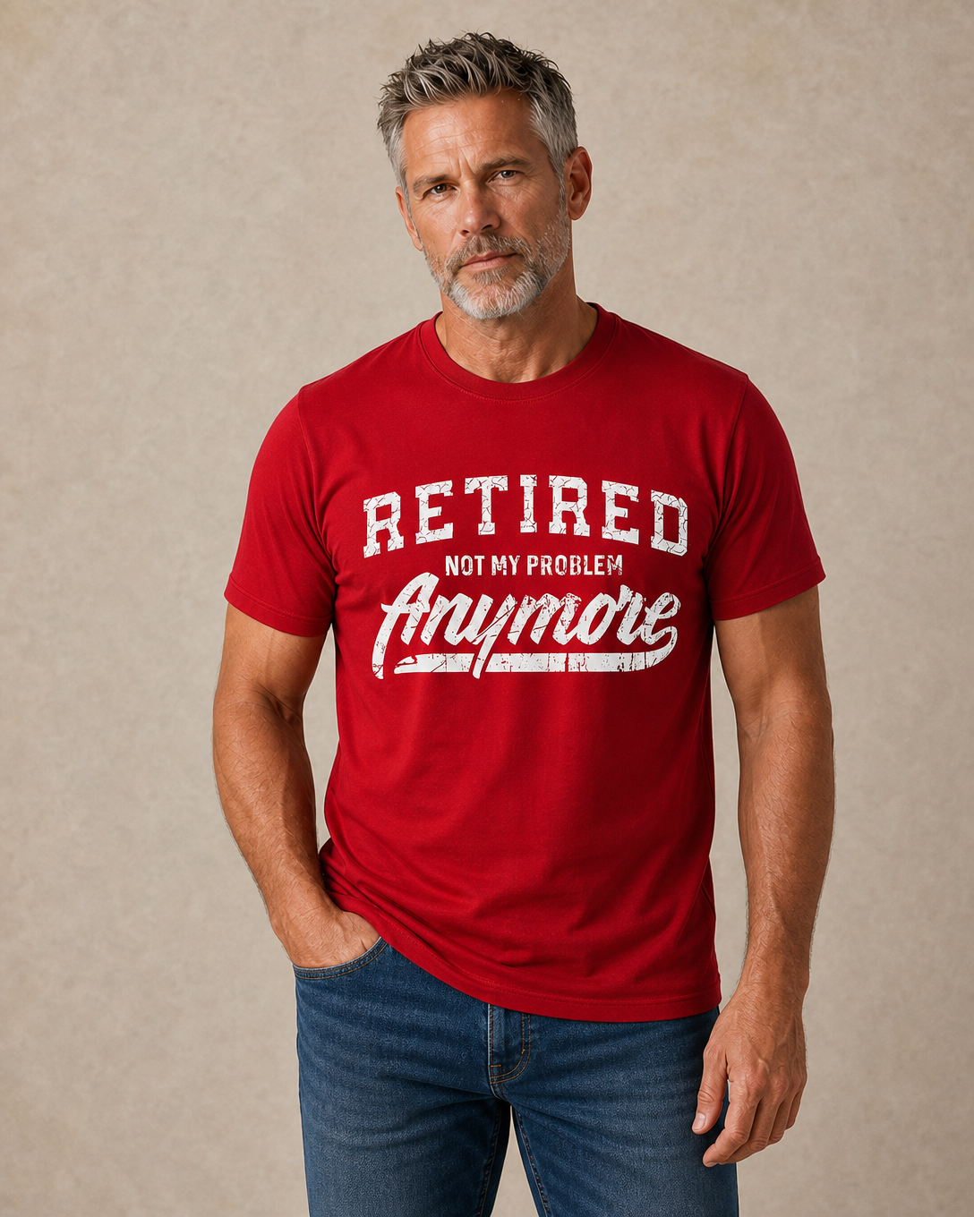 Retired Not My Problem Statement Tee