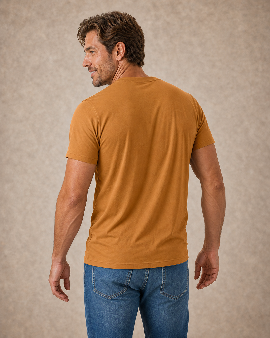 Funny Ombre Old Man 3D Street Graphic Tee