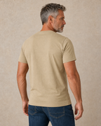 Ombre Funny Old Man Graphic Print Tee