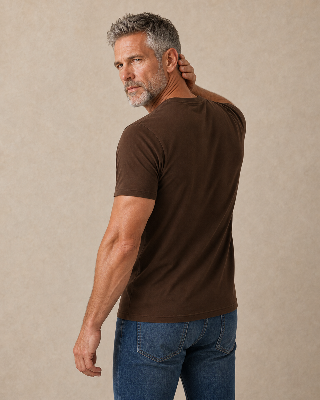 Funny Old Man Grandpa Coffee Cartoon Tee