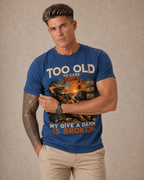 Vintage Too Old Careless Humor Graphic Tee