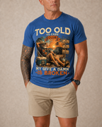Vintage Too Old Careless Humor Graphic Tee