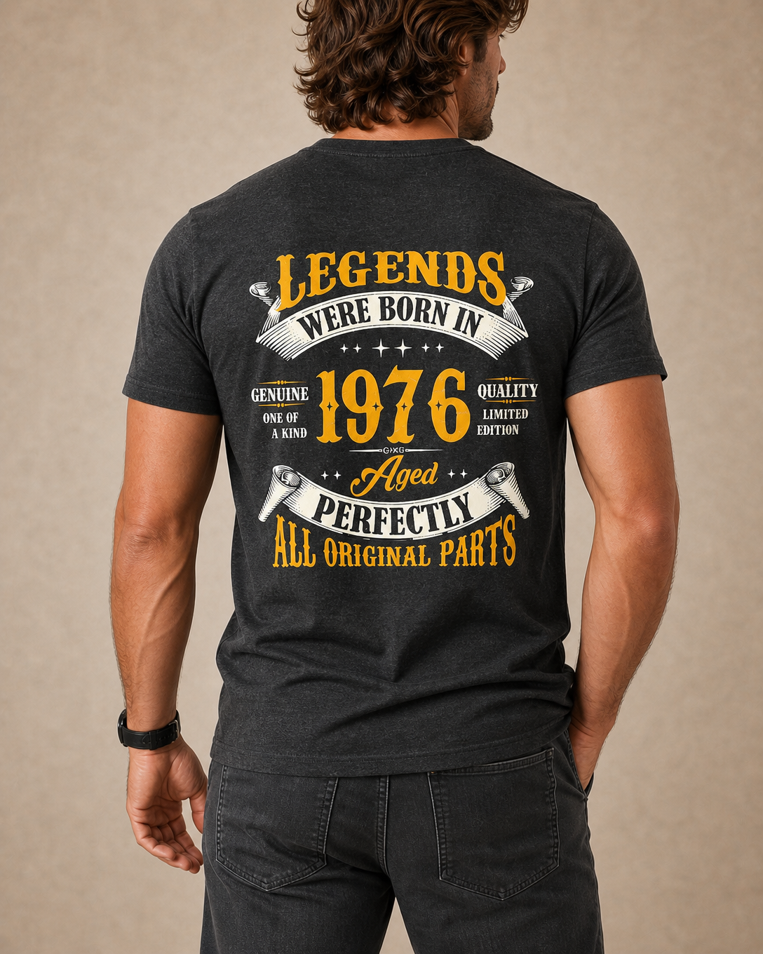 Legendary Birth Year Vintage Graphic Shirt
