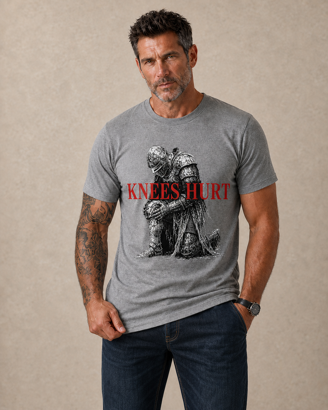 Grandpa Rules Humor Graphic Shirt Tee