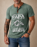 Called Papa Too Cool To Be Grandpa Graphic Tee