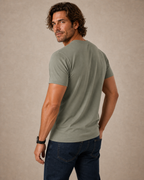 Funny Ombre Cool Old Man Graphic Print Tee