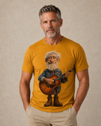 Music Lover Guitar Print Graphic Tee