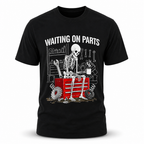 Skulls Tires Coffee Caffeine Funny Gear Graphic Tee