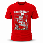 Skulls Tires Coffee Caffeine Funny Gear Graphic Tee