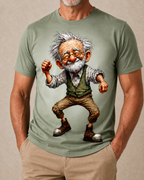 Funny Ombre Old Man Colorful 3D Graphic Tee