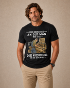 Legendary Grandpa Warning Graphic Tee Tee