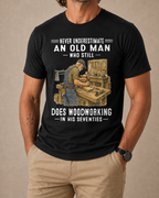Legendary Grandpa Warning Graphic Tee Tee