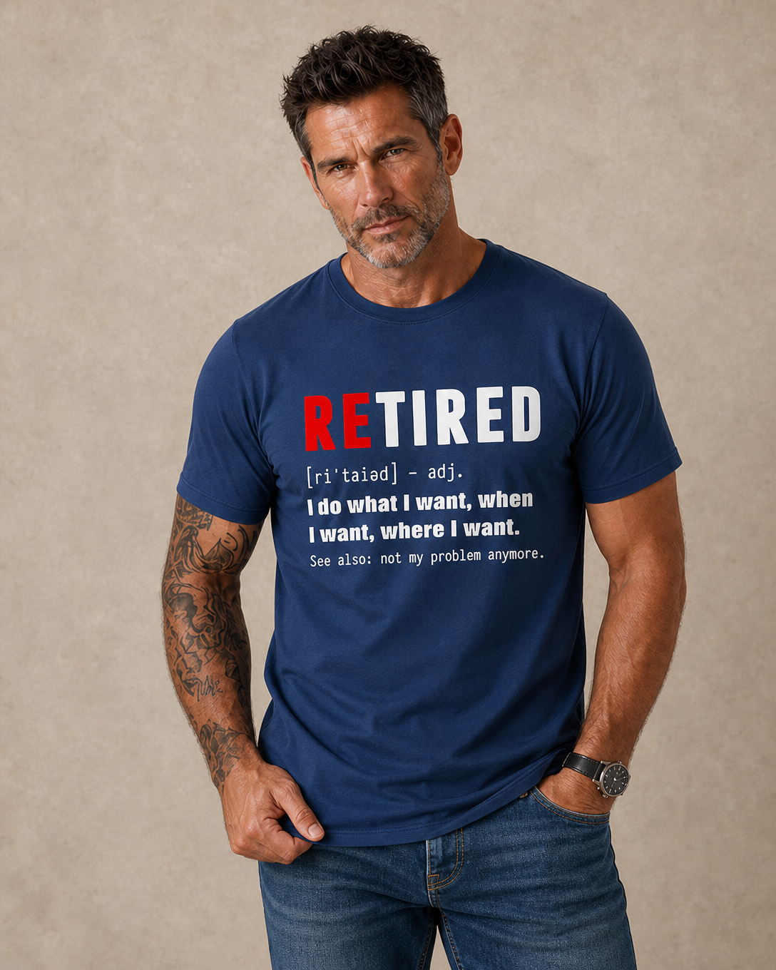 Retired Definition My Rules Graphic Tee