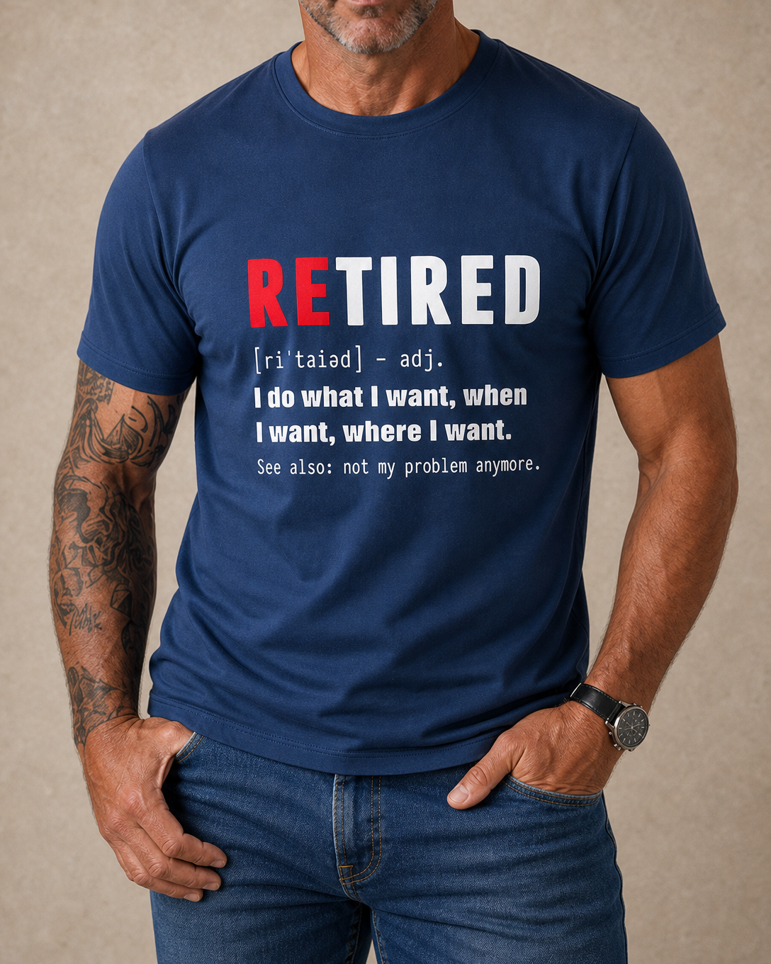 Retired Definition My Rules Graphic Tee