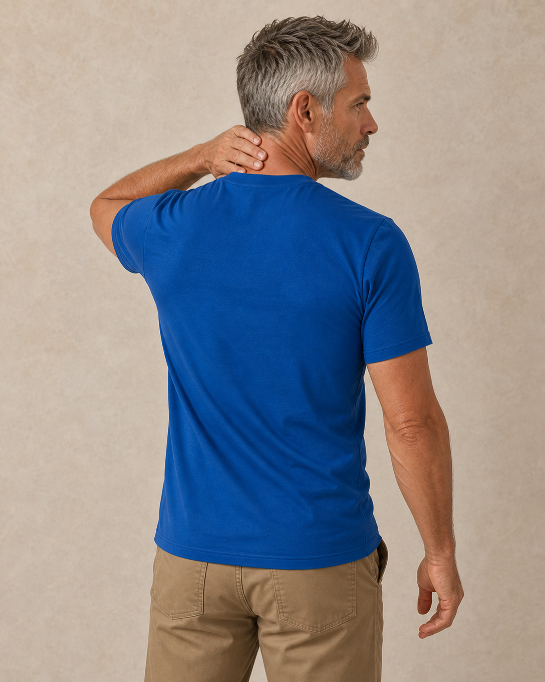 Funny Old Man Legendary Graphic Print Tee