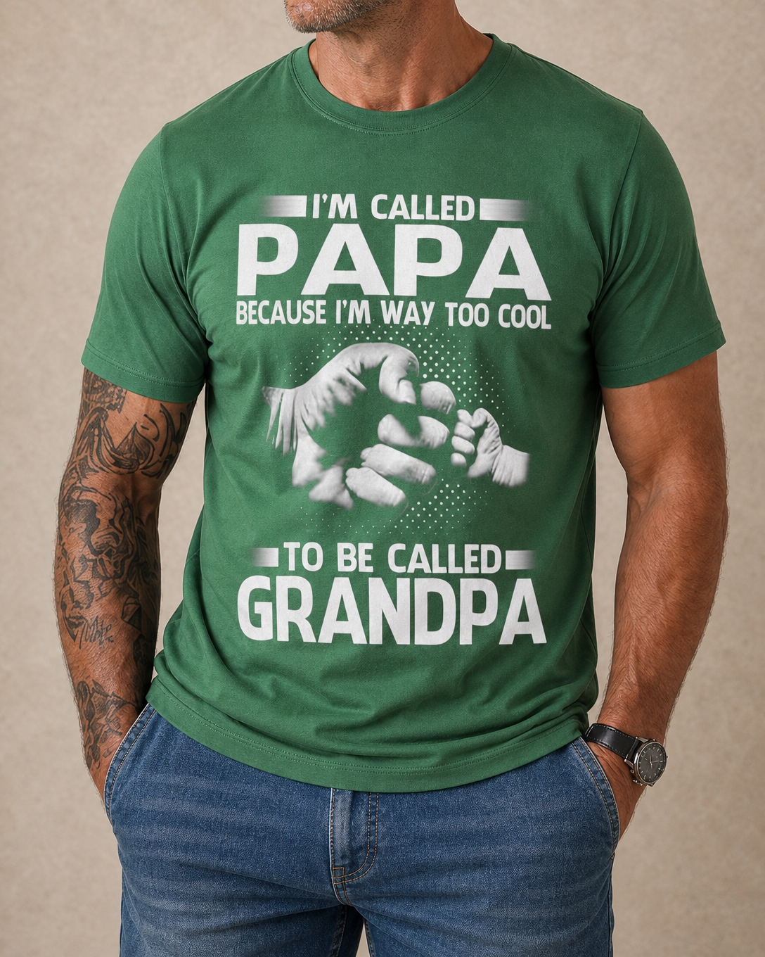Too Cool For Grandpa Graphic Legendary Tee