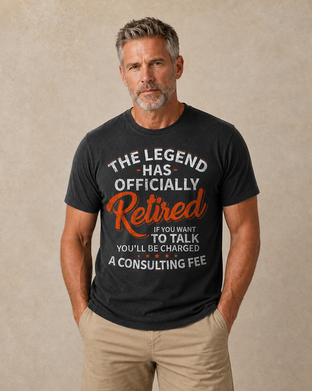 Legend Officially Retired Consulting Fee Funny Retirement Graphic Tee
