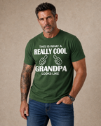 Really Cool Grandpa Humor Graphic Tee