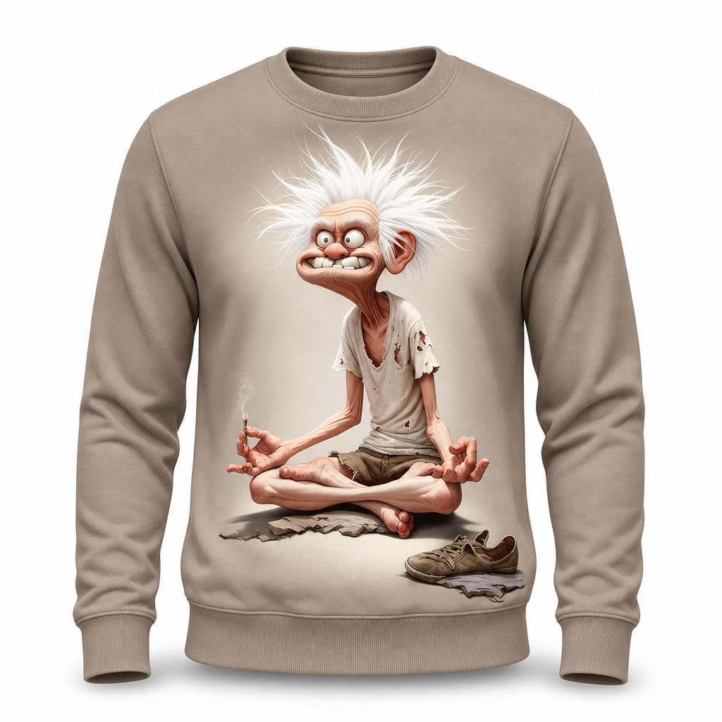 Legendary Old Man 3D Graphic Casual Crewneck Sweatshirt Gift