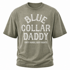 Hardworking Blue Collar Dad Graphic Tee