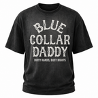 Hardworking Blue Collar Dad Graphic Tee