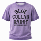 Hardworking Blue Collar Dad Graphic Tee