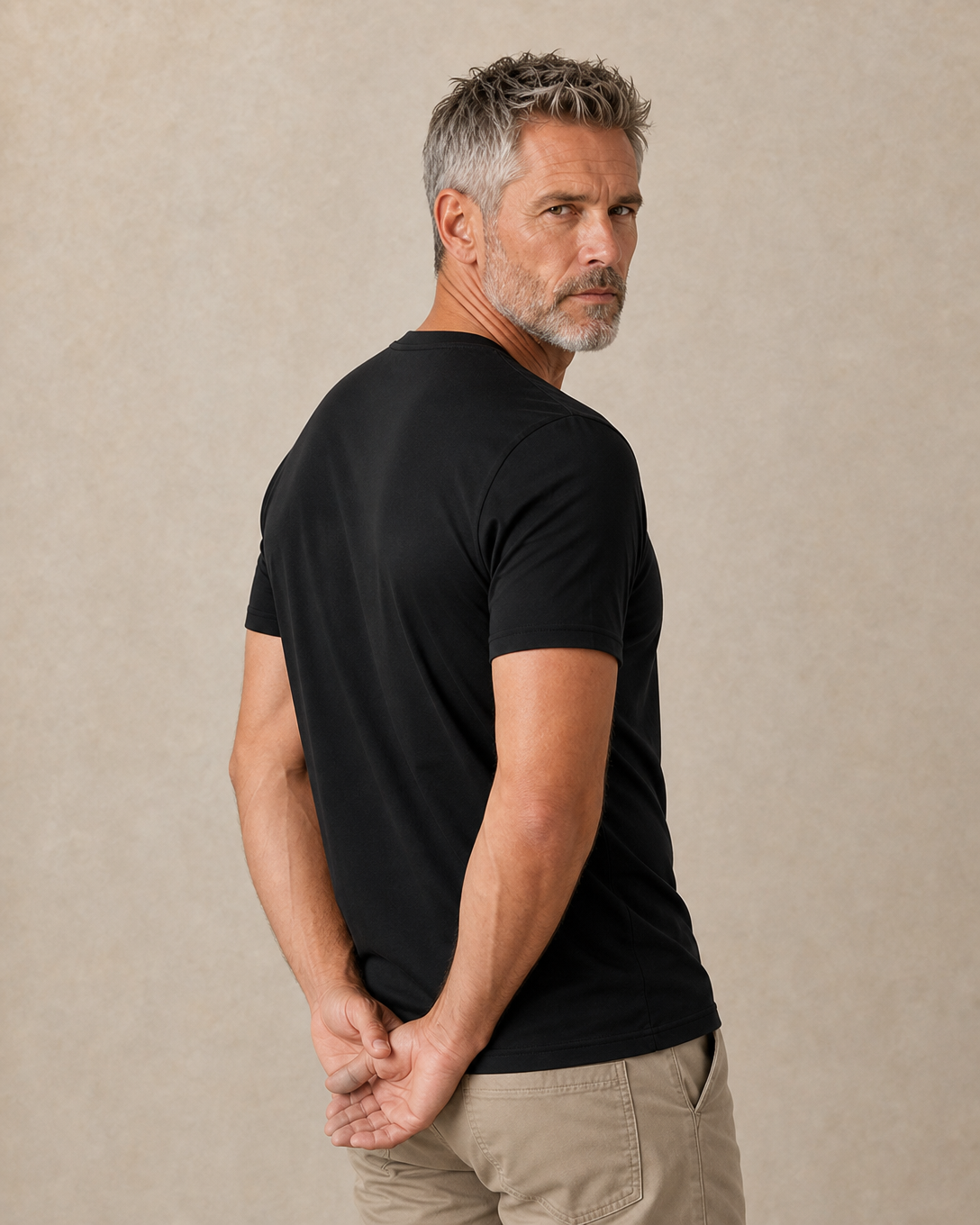 Happy Old Man Wine Cheers Print Graphic Tee