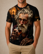 Red Wine Old Man Humor Legendary Tee