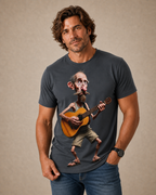 Classic Guitar Music Hero Old Man Rocker Tee
