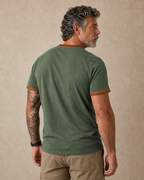 Being Grandpa Is Honor Funny Graphic Henley Shirt