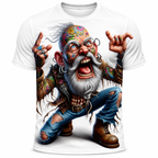 Legendary Old Man 3D Print Graphic Tee