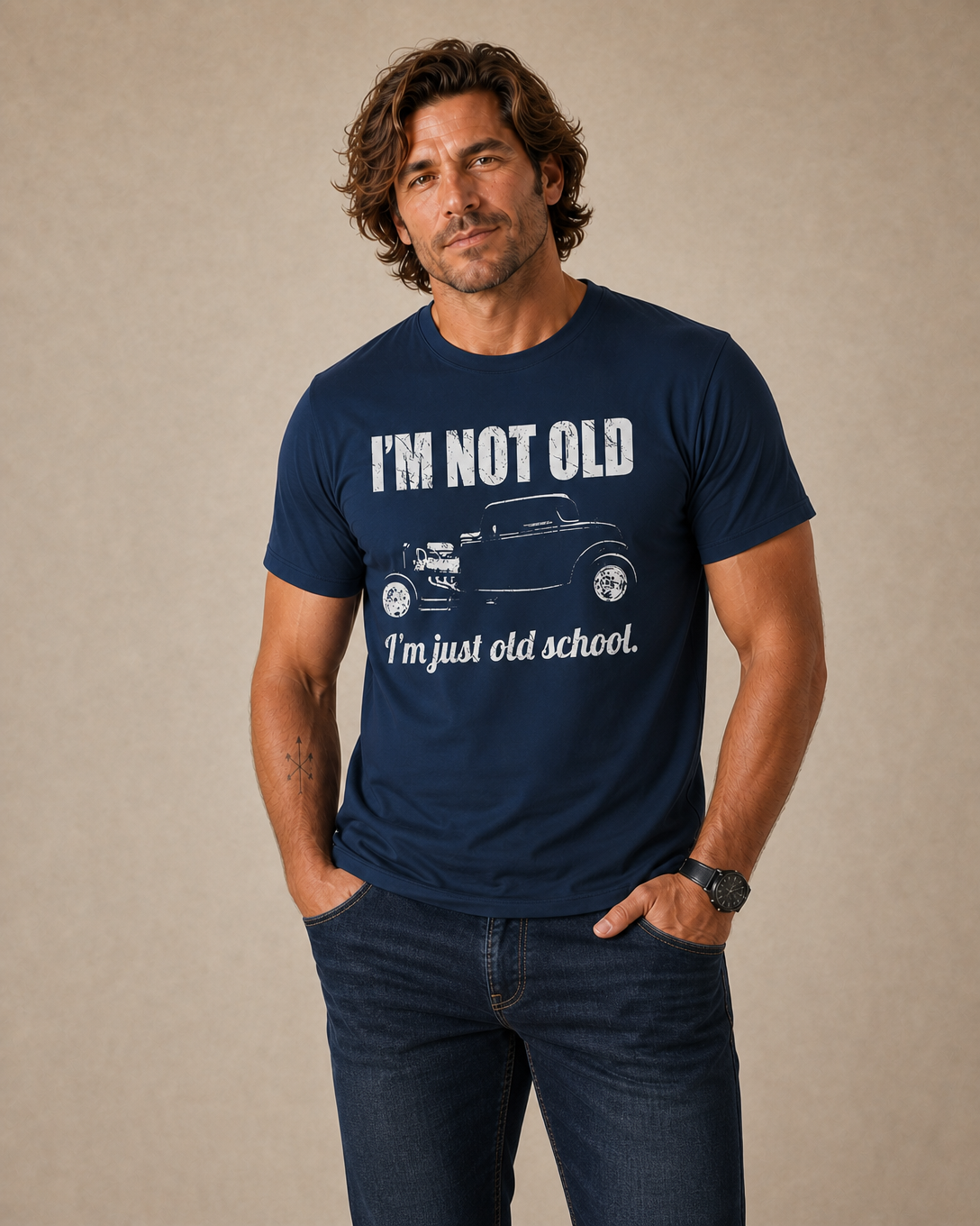 Old School Hot Rod Graphic Car Vintage Shirt