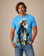 Ombre Old Man Legendary Graphic Print Tee
