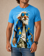 Ombre Old Man Legendary Graphic Print Tee