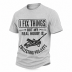 Fix Things Collecting Projects Funny Mechanic Washed Graphic Tee