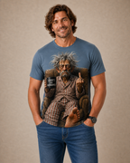 Humor Coffee Lover Old Man Graphic Tee
