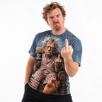 Humor Coffee Lover Old Man Graphic Tee