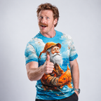 Ocean Fisherman Old Man Sea Fishing Graphic Tee