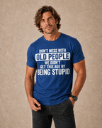 Don't Mess Legendary Grandpa Graphic Tee