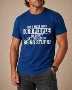 Don't Mess Legendary Grandpa Graphic Tee