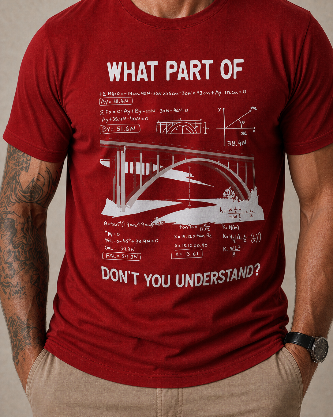 Engineer Math Question Humor Graphic Tee