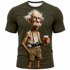 Funny Beer Lover Grandpa Graphic Tee