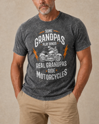 Real Grandpas Ride Motorcycles Graphic Tee
