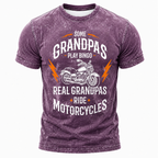 Real Grandpas Ride Motorcycles Graphic Tee