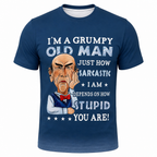 Sarcastic Grumpy Old Man Funny Graphic Shirt