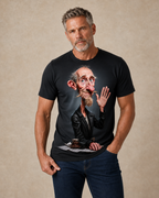 Funny Legendary Old Man Graphic Print Tee